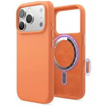 Dėklas "TM MagSafe Silicone" skirtas iPhone 17 Pro Max / Deep Orange /