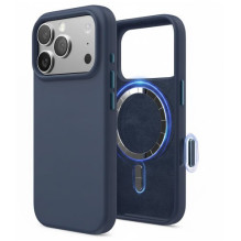 Dėklas "TM MagSafe Silicone" skirtas iPhone 17 Pro Max / Dark Blue /