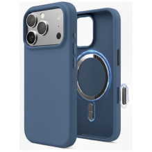 Dėklas "TM MagSafe Silicone" skirtas iPhone 17 Pro Max / Grey Blue /