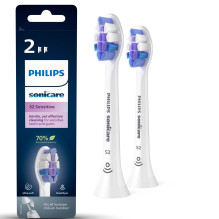El. Dantų Šepetėlio Galvutės - Philips S2 Sensitive HX6052 / 10 Ultra Soft