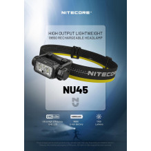 PRIEKINIS ŽIBINTAS NU SERIES 1700 LUMENS / NU45 NITECORE