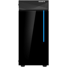 Case, GIGABYTE, C200 GLASS, MidiTower, Not included, ATX, MicroATX, MiniITX, Colour Black, GB-C200G