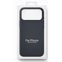 Case "TM MagSafe Silicone" for iPhone 17 Pro Max / Midnight Black /