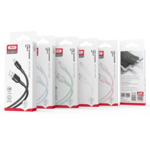 XO NB212 USB to Lightning 1.0 m 2.1A Black