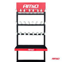 Ekspozytor z półkami i hakami AMIO-04803