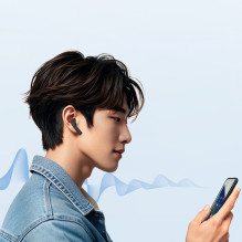 QCY AilyBuds E10 In-Ear Headphones with ENC LDAC Hi-Res Audio IPX4 Bluetooth 5.4 - Black