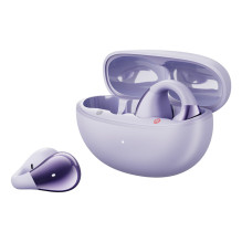OWS QCY Crossky C30 Earphones with Clip IPX4 Bluetooth 5.4 - Purple