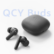 QCY Buds TWS IPX4 Bluetooth 5.4 In-Ear Headphones - Gray