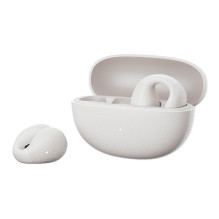 OWS QCY Crossky C10 Earphones with ENC Clip IPX5 Bluetooth 5.4 - White