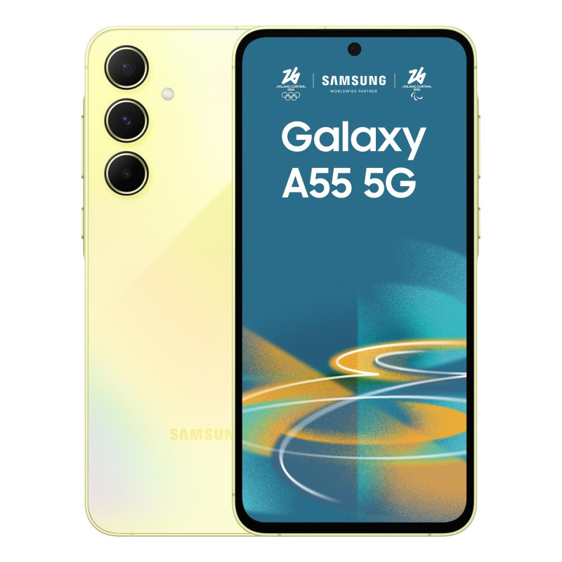 MOBILE PHONE GALAXY A55 5G / 8 / 128GB LEMON SM-A556B SAMSUNG