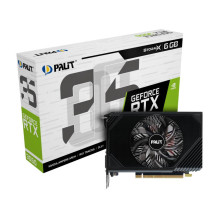 Graphics Card, PALIT, NVIDIA, GeForce RTX 3050, 1042 MHz, 6 GB, GDDR6, 96 bit, PCI Express 4.0, Active, NE63050018JE-107