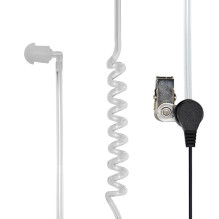 Headset with microphone and acoustic tube PNI HS84 with 2-pin Kenwood plug