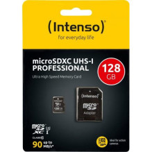 128gb MEMORY MICRO SDXC UHS-I W ADAPTER INTENSO