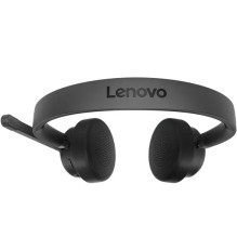 Lenovo 4XD1Q30302 ausinės / laisvų rankų įranga Belaidės Galvos juosta Skambučiai / Muzika Bluetooth Juoda