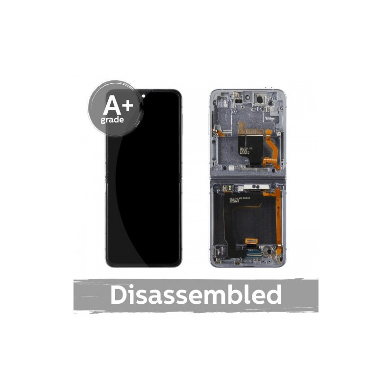 Ekranas skirtas Samsung F721 Z Flip4 (INNER) su rėmeliu / Graphite / (išimtas / kaip naujas)