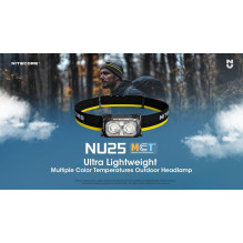 HEADLAMP NU SERIES 400 LUMENS / NU25 MCT NITECORE HEADLAMP NU SERIES 400 LUMENS / NU25 MCT NITECORE