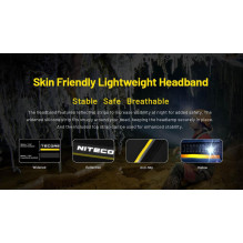 H SERIJOS PRIEKINIS ŽIBINTAS, 3000 LIUMŲ / HC75 UHE NITECORE