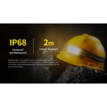 H SERIJOS PRIEKINIS ŽIBINTAS, 3000 LIUMŲ / HC75 UHE NITECORE