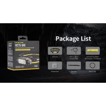 HEADLAMP H SERIES 3000 LUMENS / HC75 UHE NITECORE HEADLAMP H SERIES 3000 LUMENS / HC75 UHE NITECORE