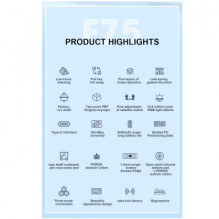 Aula F75 EN / RU Layout Mechanical Gaming keyboard White Reaper switch Aula F75 EN / RU Layout Mechanical Gaming keyboard White Reaper switch