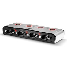 USB Adapter - 4 Port Serial Converter with FTDI Chip 12Mbps USB Type A to B Cable
