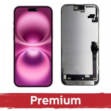Ekranas skirtas iPhone 16 Plus juodas (INCELL / Premium) / *Removable IC* /