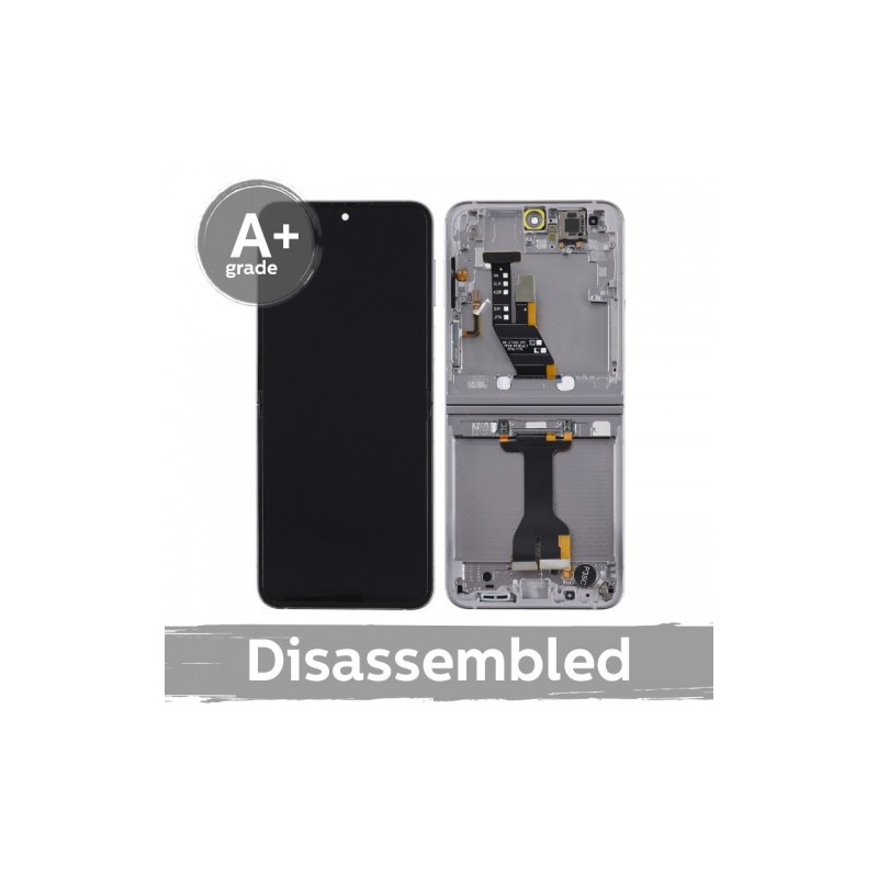 Ekranas skirtas Samsung F741 Z Flip6 (INNER) su rėmeliu / Silver Shadow / (10 / 10 naudotas)