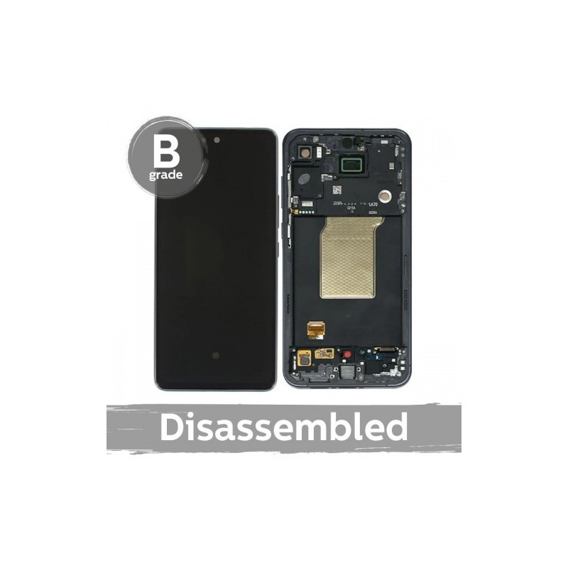 Ekranas skirtas Samsung A556 A55 5G su rėmeliu / Ice Blue / (9 / 10 naudotas)