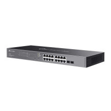 Switch, TP-LINK, Omada, SG2218P, Desktop / pedestal, 16x10Base-T / 100Base-TX / 1000Base-T, 2xSFP, PoE+ ports 16, 150 Wa