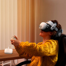 BoboVR B100 External Battery for Meta Quest S3 Pro and E3 Pro - White