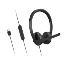 Lenovo 4XD1P83425 headphones / headset Wired Head-band Calls / Music USB Type-A Black