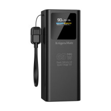 Charger-battery (Power Bank) 20000 mAh 65W with display, with QC and PD function, USB-C, USB-A