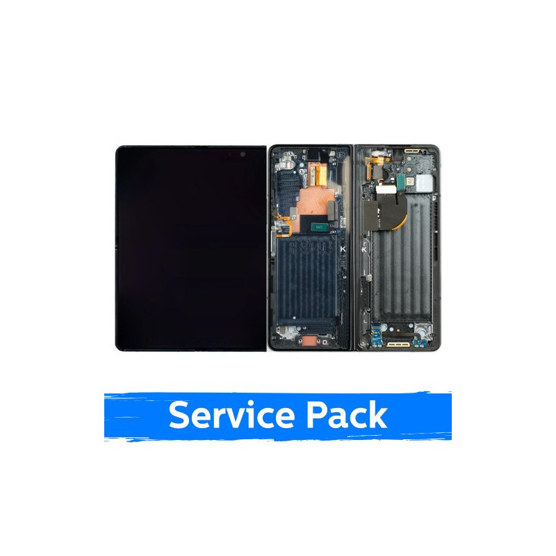 Ekranas skirtas Samsung F946 Z Fold5 (INNER) su rėmeliu / Blue / (Service Pack)