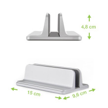 Techly Vertical Aluminum Notebook Stand Techly Vertical Aluminum Notebook Stand