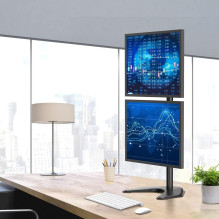 Techly ICA-LCD 2520V monitor mount / stand 68.6 cm (27") Desk Black Techly ICA-LCD 2520V monitor mount / stand 68.6 cm (27") Desk Black