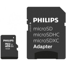 „Philips“ micro SDHC 16GB, 10 klasės, UHS-1, FM16MP45B / 10