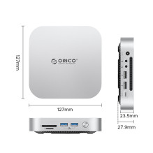 Orico MiniLink 9-in-1 Docking Station with M.2 SSD Hard Drive Bay - Silver