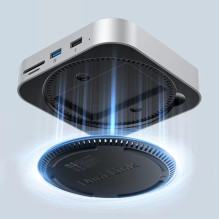 Orico MiniLink 9-in-1 Docking Station with Hard Drive Bay - Silver