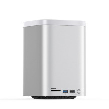 Orico MiniTower Docking Station with Hard Drive Bays for up to 56TB - Silver