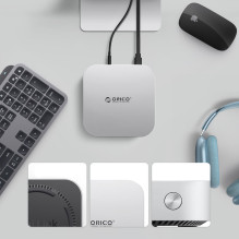 Orico MiniLink 9-in-1 Docking Station with M.2 SSD Hard Drive Bay - Silver