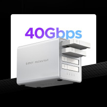 Orico 8848U4 DAS Series 4-Bay M.2 NVMe SSD Disk Array - White