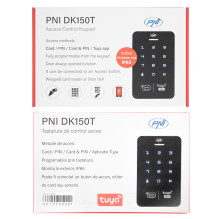 PNI DK150T access control keyboard with Wi-Fi, unlocking with PIN, RFID card and from the Tuya Smart application, IP65, 