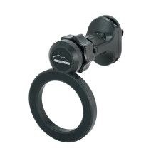 „Silvercloud Easy Drive 30 Magsafe“ magnetinis mobiliųjų telefonų laikiklis, tvirtinamas prie ventiliacijos grotelių.