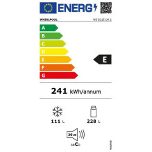 189 cm ner.plieno spalvos šaldytuvas Whirlpool W5 821E OX 2