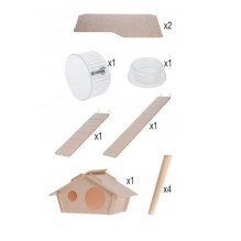 Gyvūnų Narvas - Zolux Neo Silta H58, Pilkas