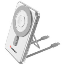 Enerģijas krātuve Verbatim Charge n Go 5000mAh Magnetic Wireless Charging Silver - 2 cables