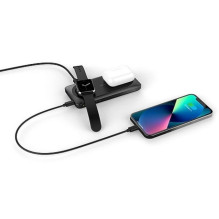 Veger Powerbank compatible with Magsafe Veger MagMulti (W1156) PD QC3.0 3A 22,5W 10000 mAh with wireless charging black