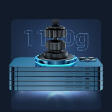 Automobilinis laikiklis Joyroom 'JR-ZS291' sidabrinis (15W / Magsafe Compatible) (magnetinis / grotelėms)