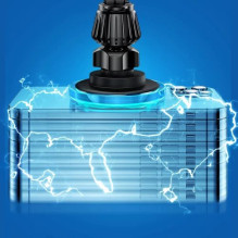 Automobilinis laikiklis Joyroom 'JR-ZS291' sidabrinis (15W / Magsafe Compatible) (magnetinis / grotelėms)