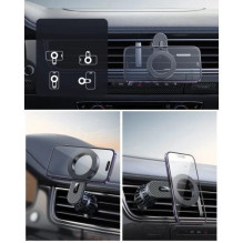 Automobilinis laikiklis Joyroom 'JR-ZS355' juodas (skirta iPhone / Magsafe Compatible)(magnetinis / grotelėms)